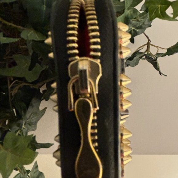 Christian Louboutin👠👠 Panettone Wallet-Black/Silver/Gold - Picture 6 of 14